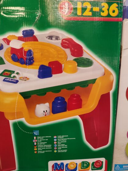 اسباب بازی میز لگو و قطار بازی چیکو ایتالیا chicco