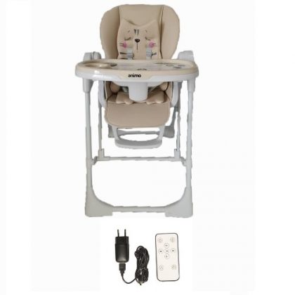 صندلی غذای تاب برقی شو KIMI|بهترین صندلی غذای برقی کنترل از راه دور ANIMO|قیمت صندلی غذای تاب برقی شو KIMI|