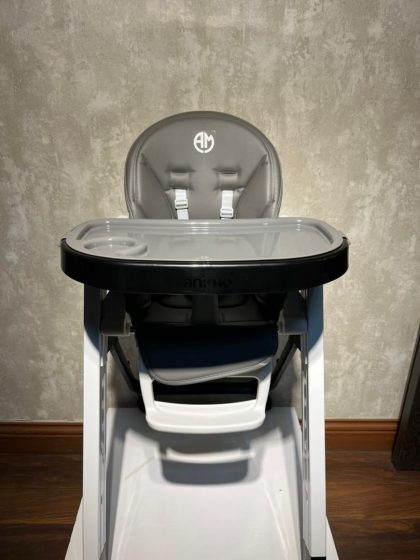 صندلی غذای نوزاد انیمو مدل سیدو رنگ سفید طوسی animo sido|قیمت صندلی غذای بچه