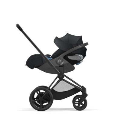 کالسکه کریر سایبکس مدل ای پریام مشکی  با کریر کریکات شو کلود جدید مشکی سایبکسcybex e-priam cloud new travel system Matt Black /black 2021 - Image 6